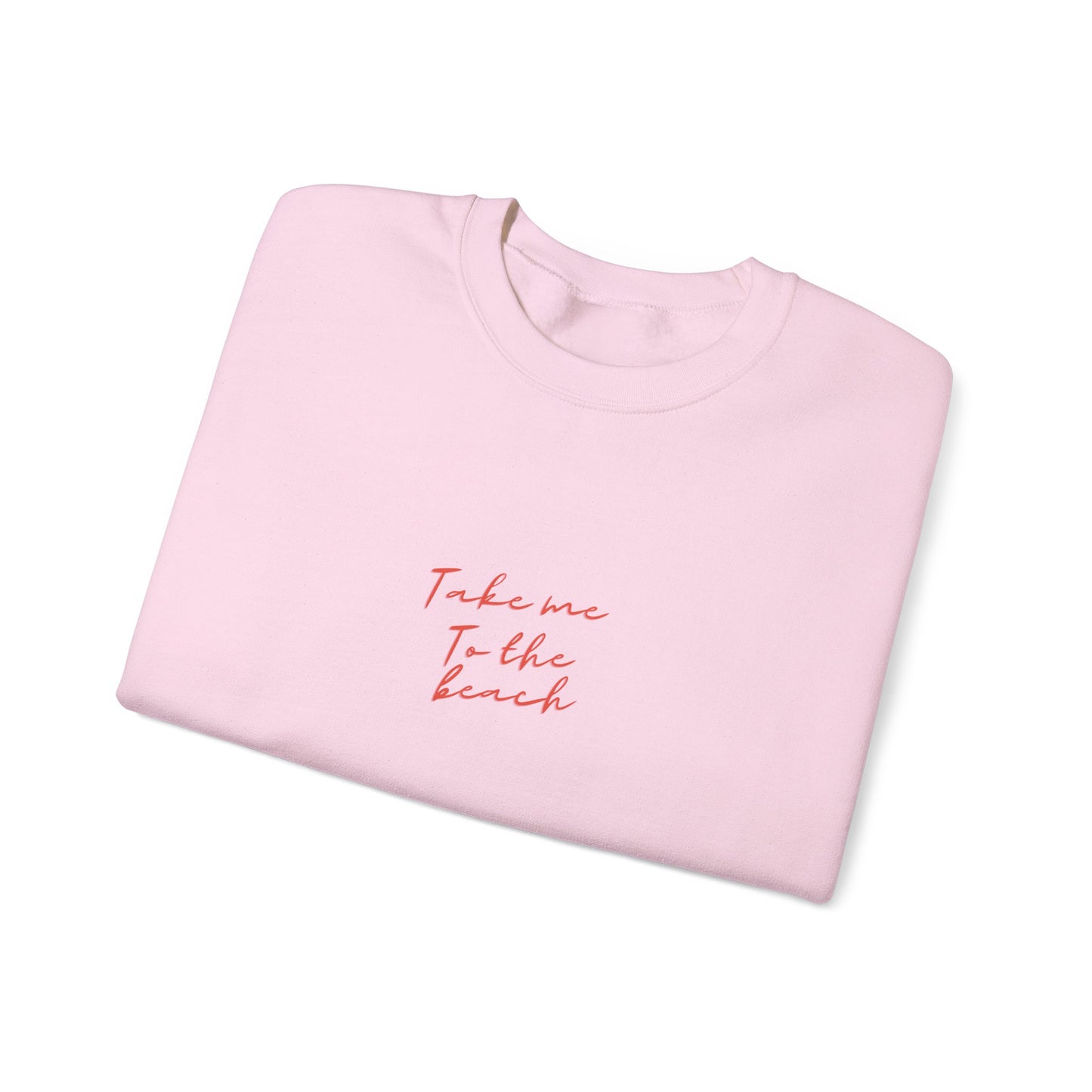 Take Me To The Beach Crewneck Sweatshirt - Summer Vibes Casual Wear