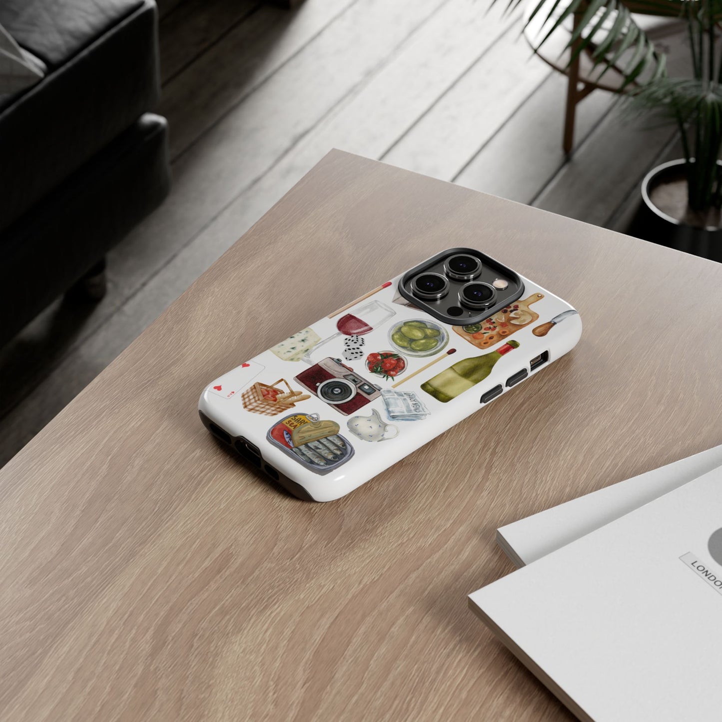 Charming charcuterie board phone case