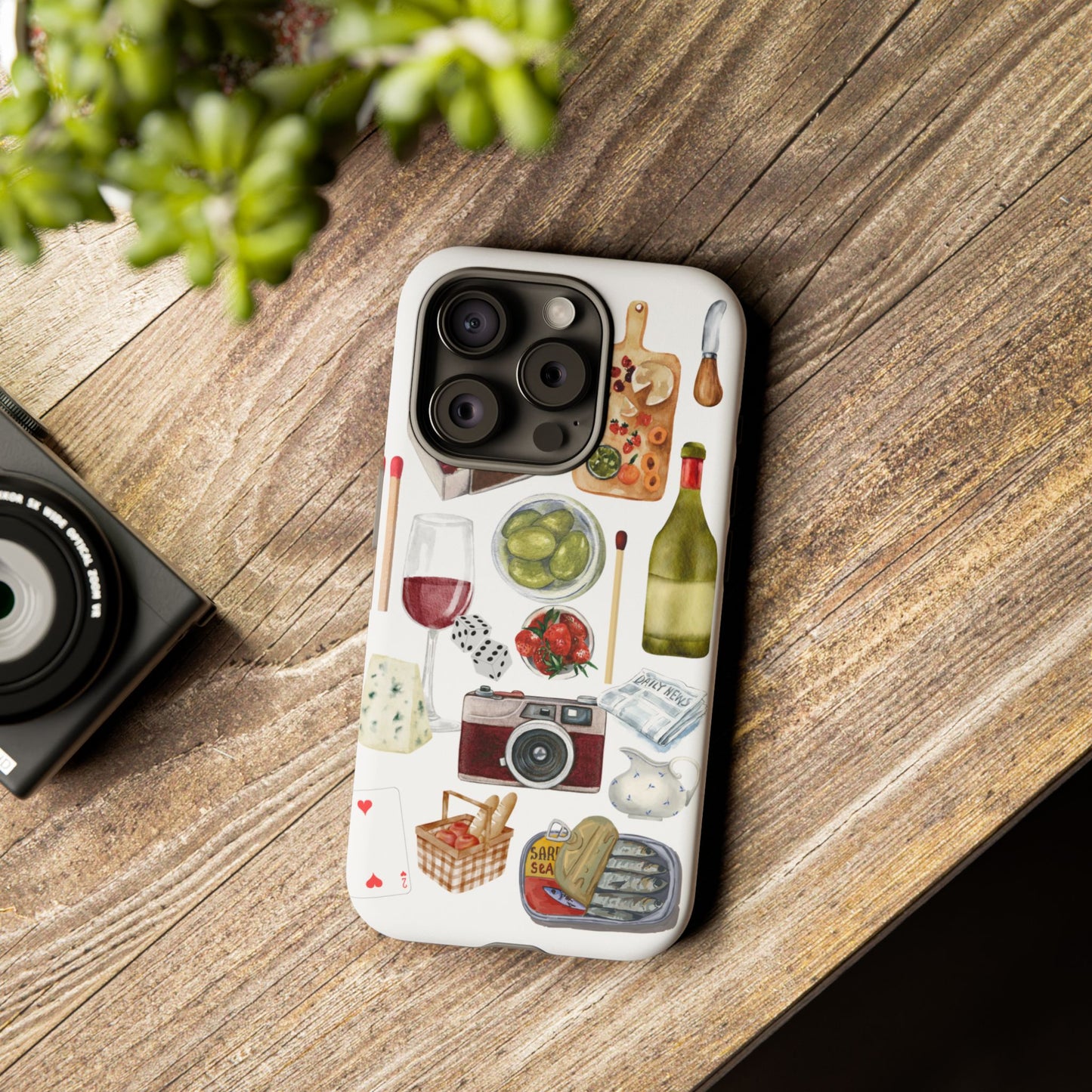 Charming charcuterie board phone case