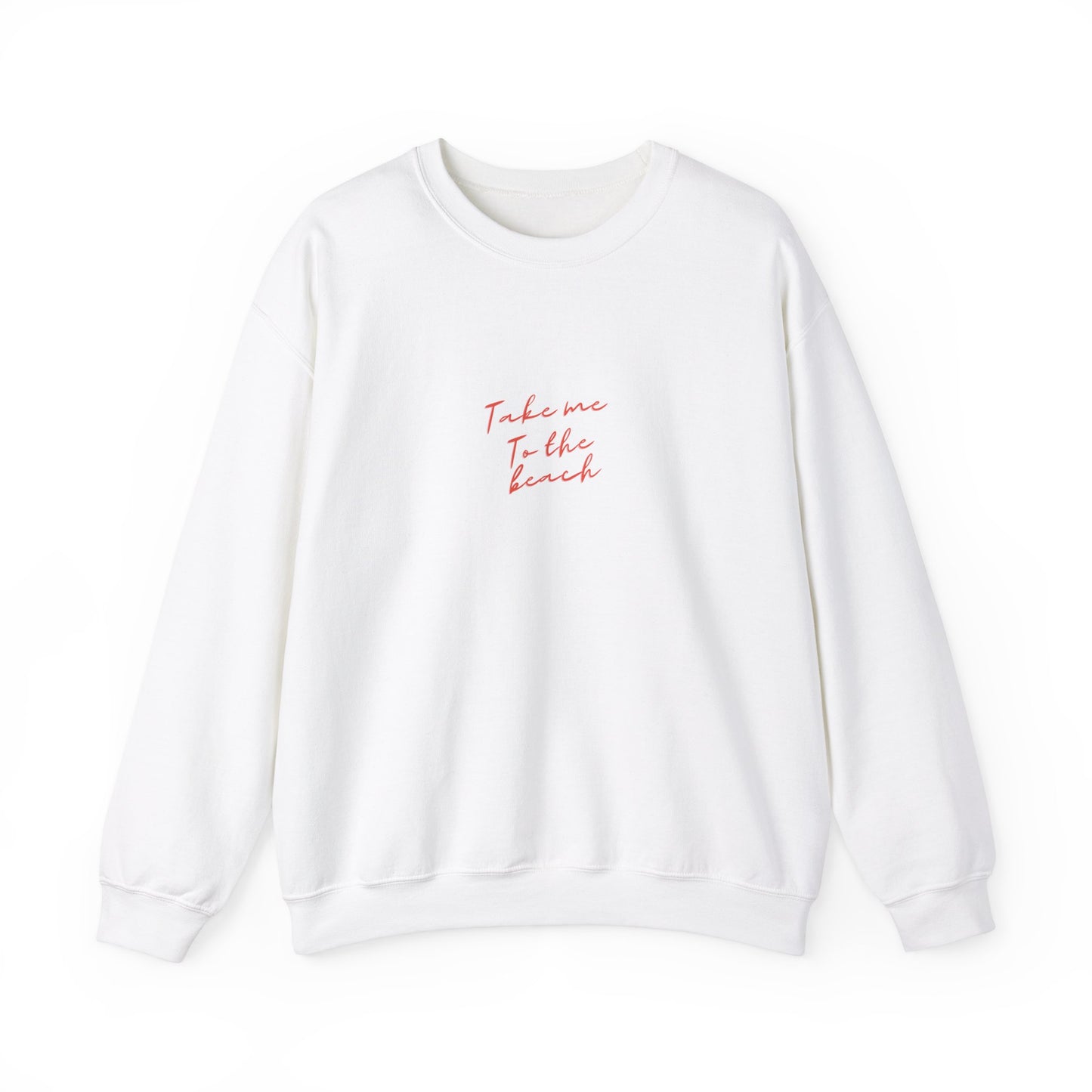 Take Me To The Beach Crewneck Sweatshirt - Summer Vibes Casual Wear