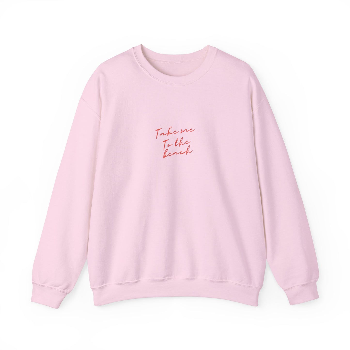 Take Me To The Beach Crewneck Sweatshirt - Summer Vibes Casual Wear