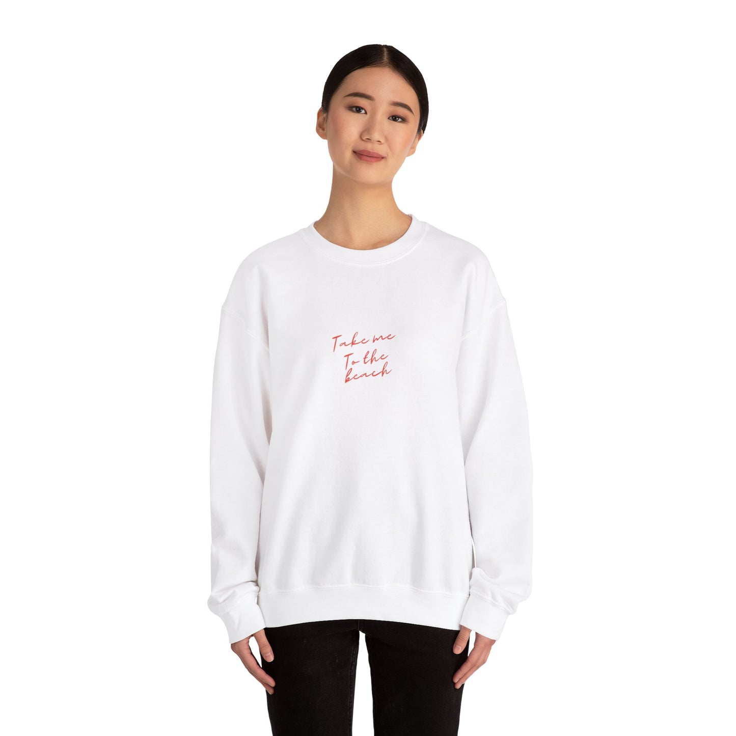 Take Me To The Beach Crewneck Sweatshirt - Summer Vibes Casual Wear